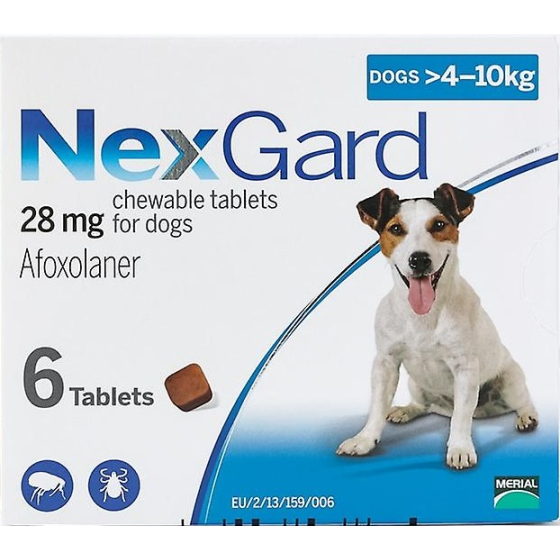 NEXGARD THUỐC TRỊ GHẺ, VIÊM DA, VE CHÓ CỦA MERIAL – PHÁP